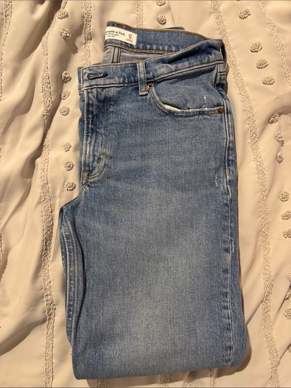 Abercrombie & Fitch Light Blue Straight Jeans